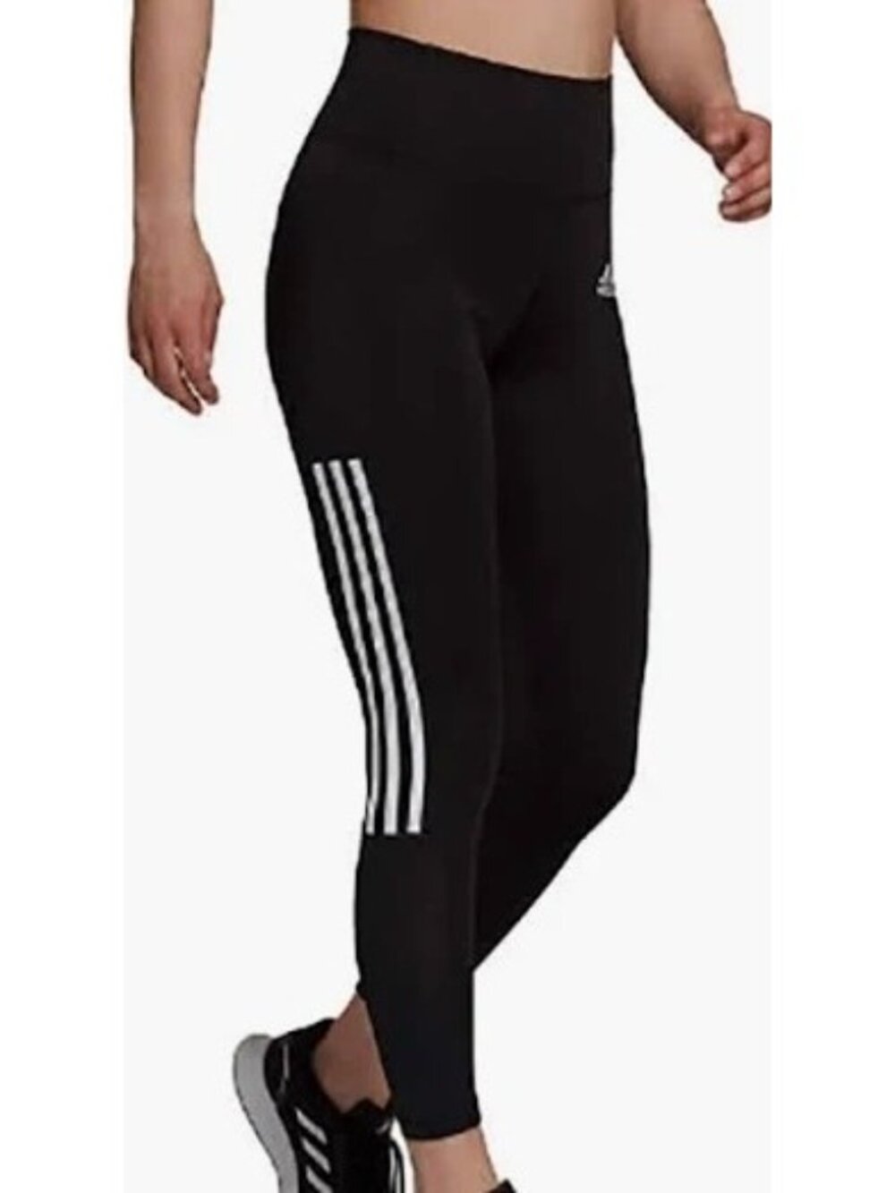 Adidas size Small Aeroready Designed to Move HR 3-Stripe 7/8 Sport tight NEW - Picture 1 of 4